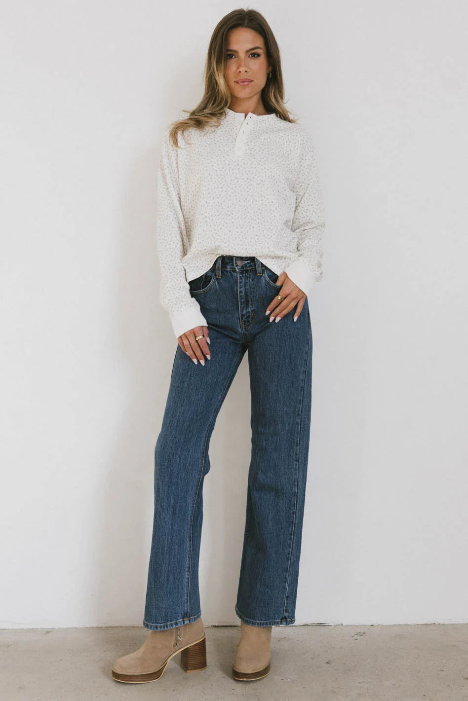 Talithia Floral Knit Top FINAL SALE