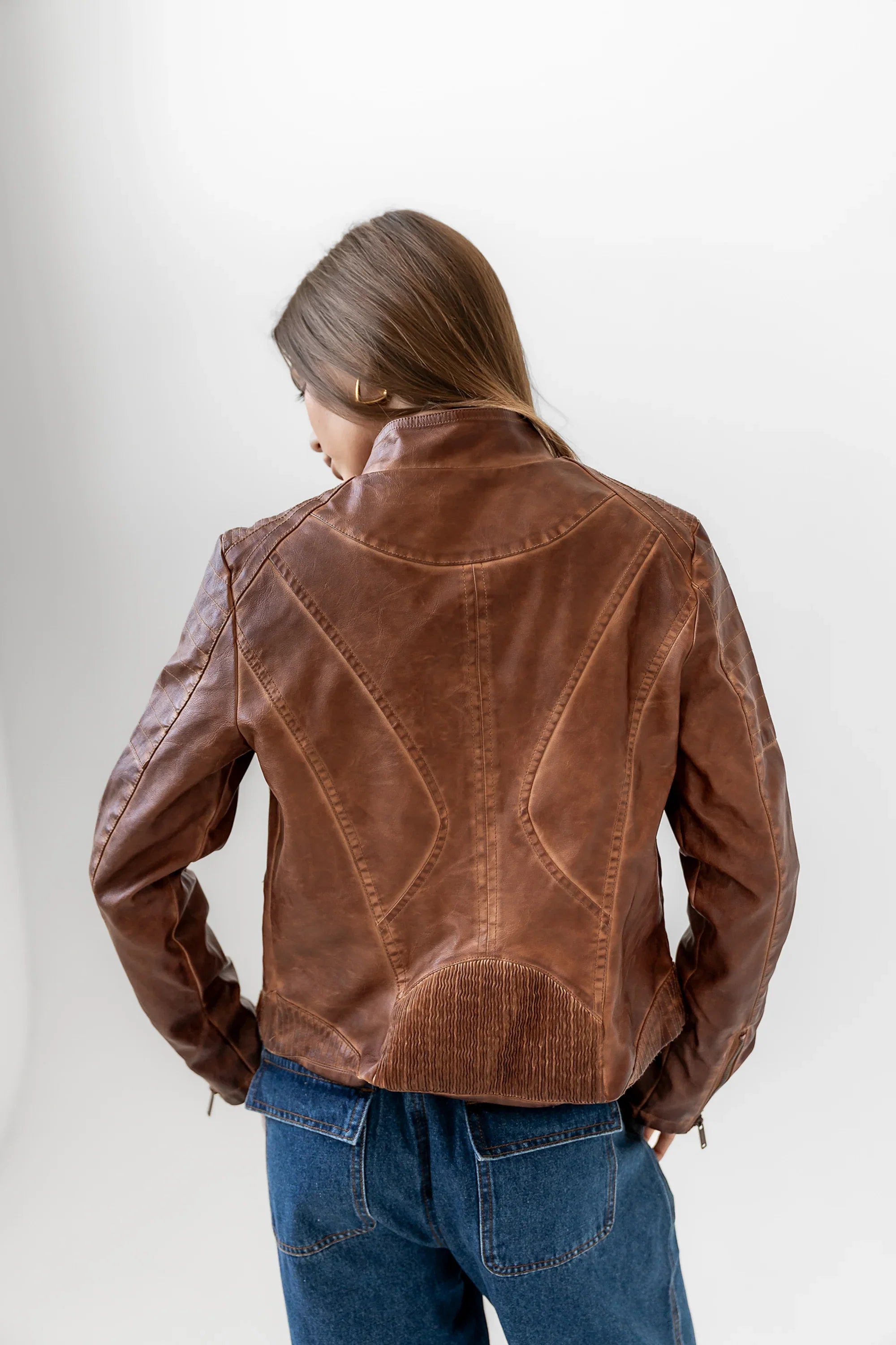 Kace Vegan Leather Jacket