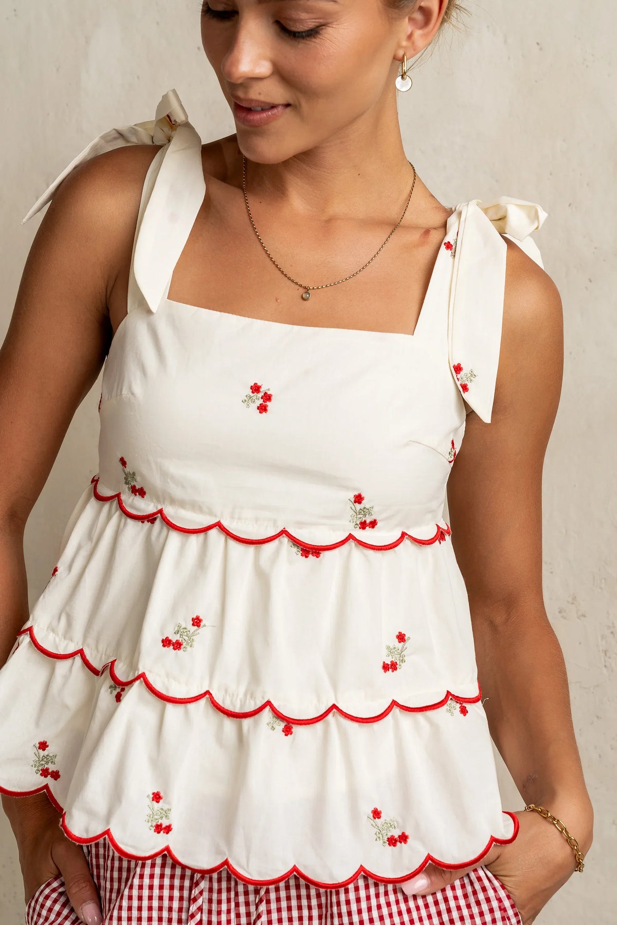 Lana Embroidered Blouse FINAL SALE
