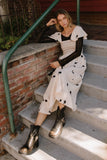 Cece Smocked Embroidered Dress FINAL SALE