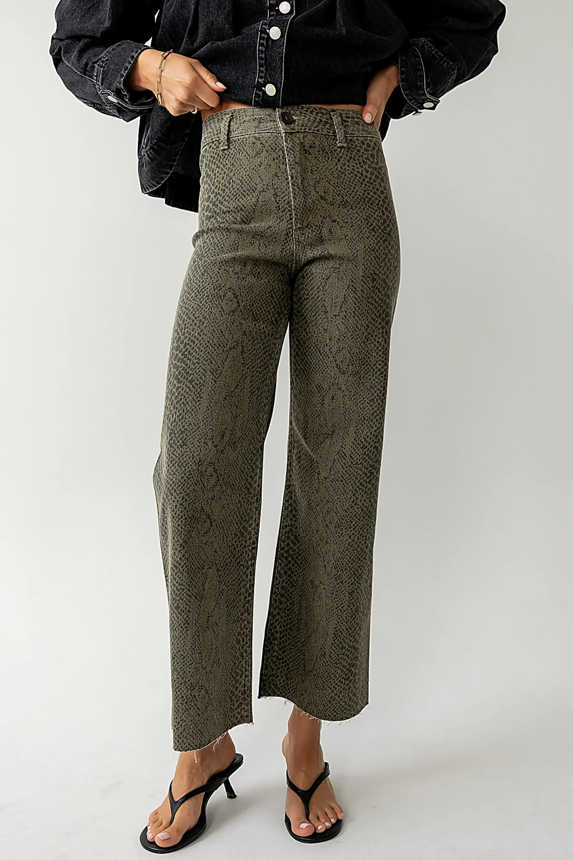 Gia Snake Print Pants FINAL SALE