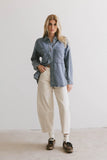 Lex Barrel Jeans in Ivory FINAL SALE
