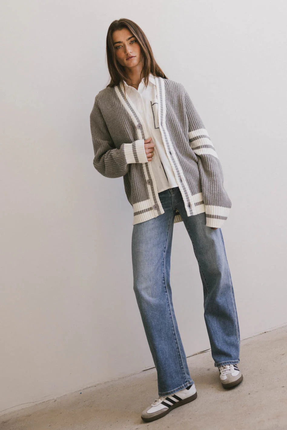 Elle Embroidered Button Up FINAL SALE