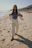 Lisette Barrel Jeans in Cream FINAL SALE