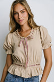 Rowan Ribbon Trim Blouse