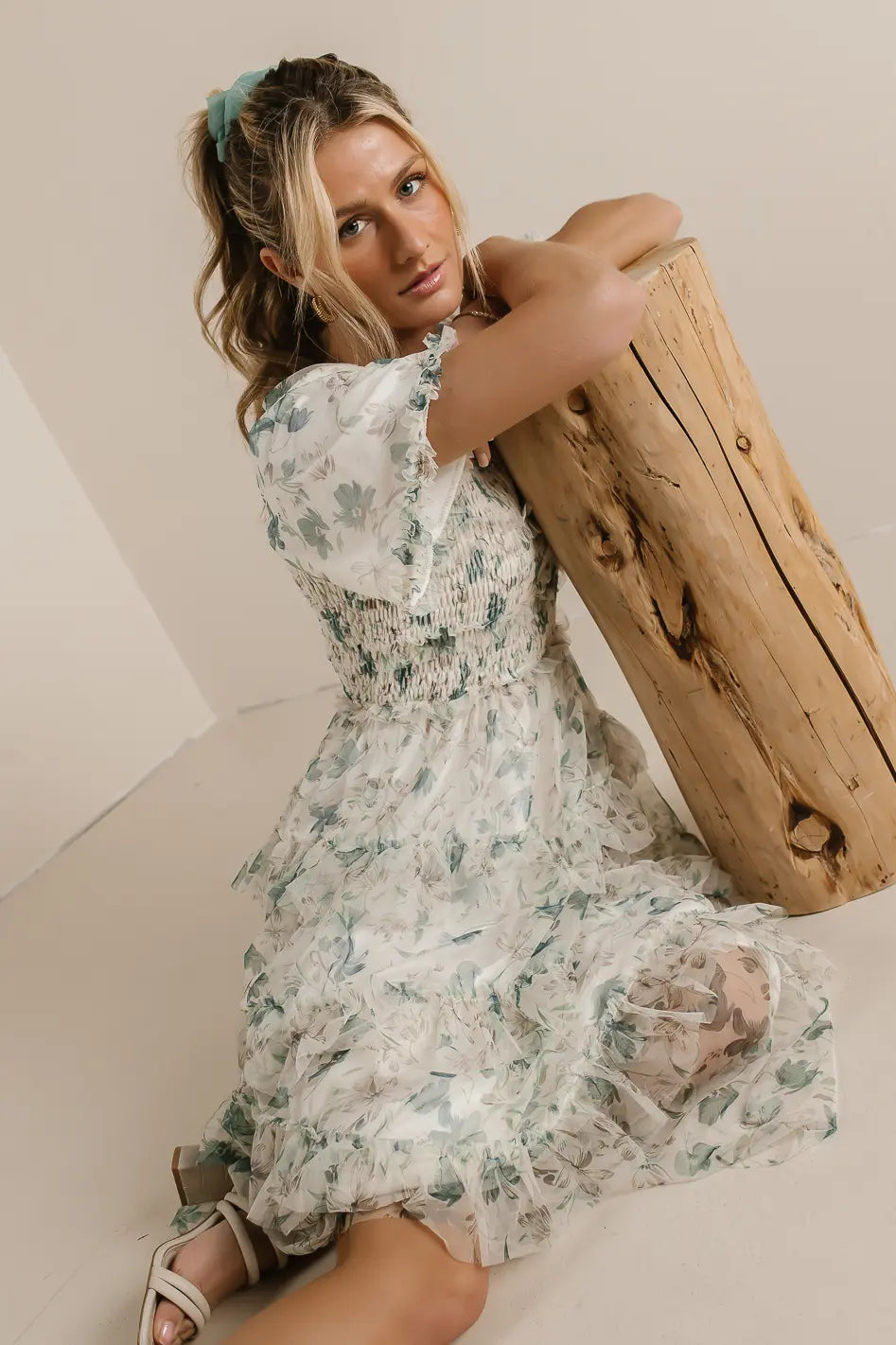 She Gets The Flowers Midi Dress FINAL SALE