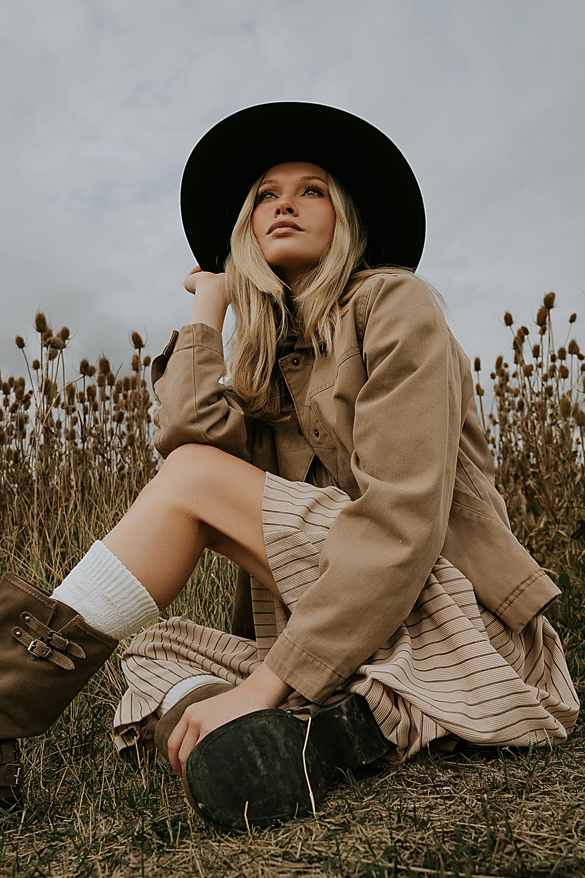 Roman Chore Jacket in Taupe