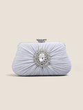 Womens Large Rhinestone Evening Clutch Bags