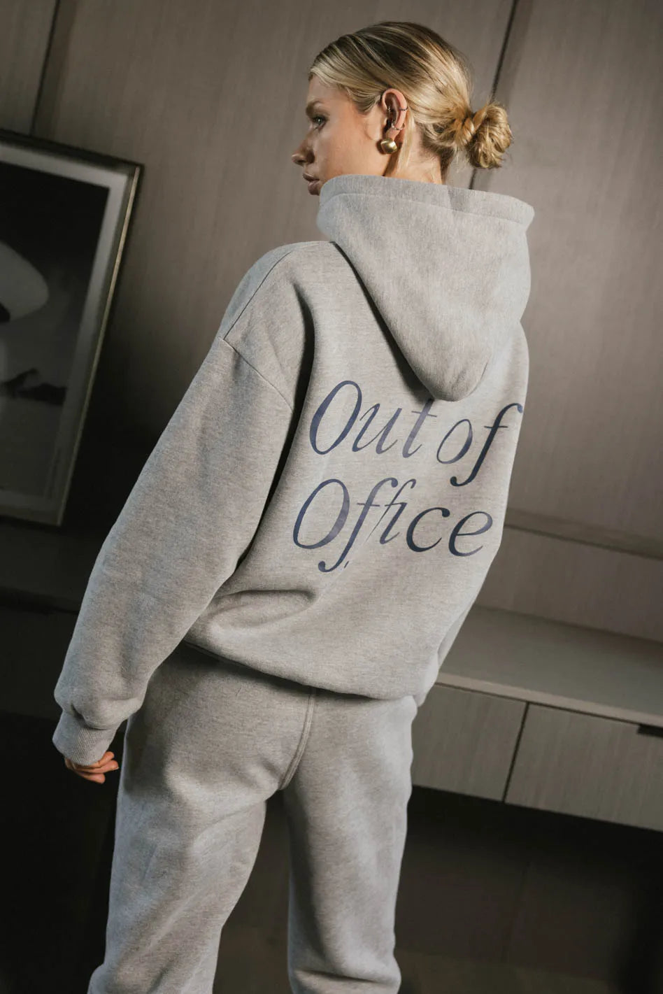 Out of Office Sweatshirt in Heather Grey FINAL SALE