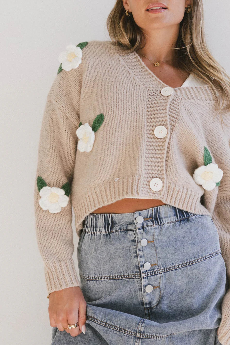 Annai Floral Cardigan FINAL SALE