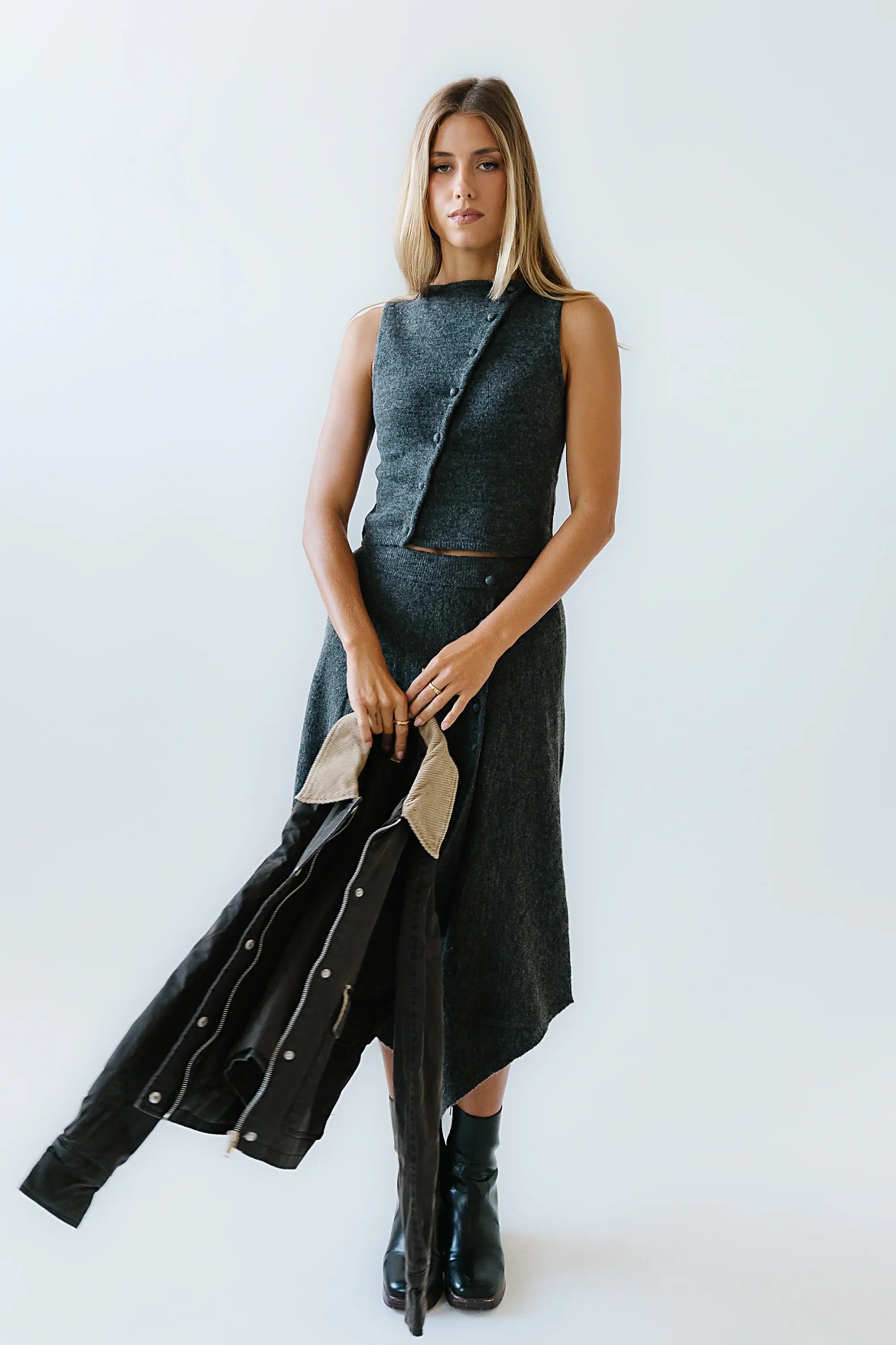 Cassie Asymmetrical Sweater FINAL SALE