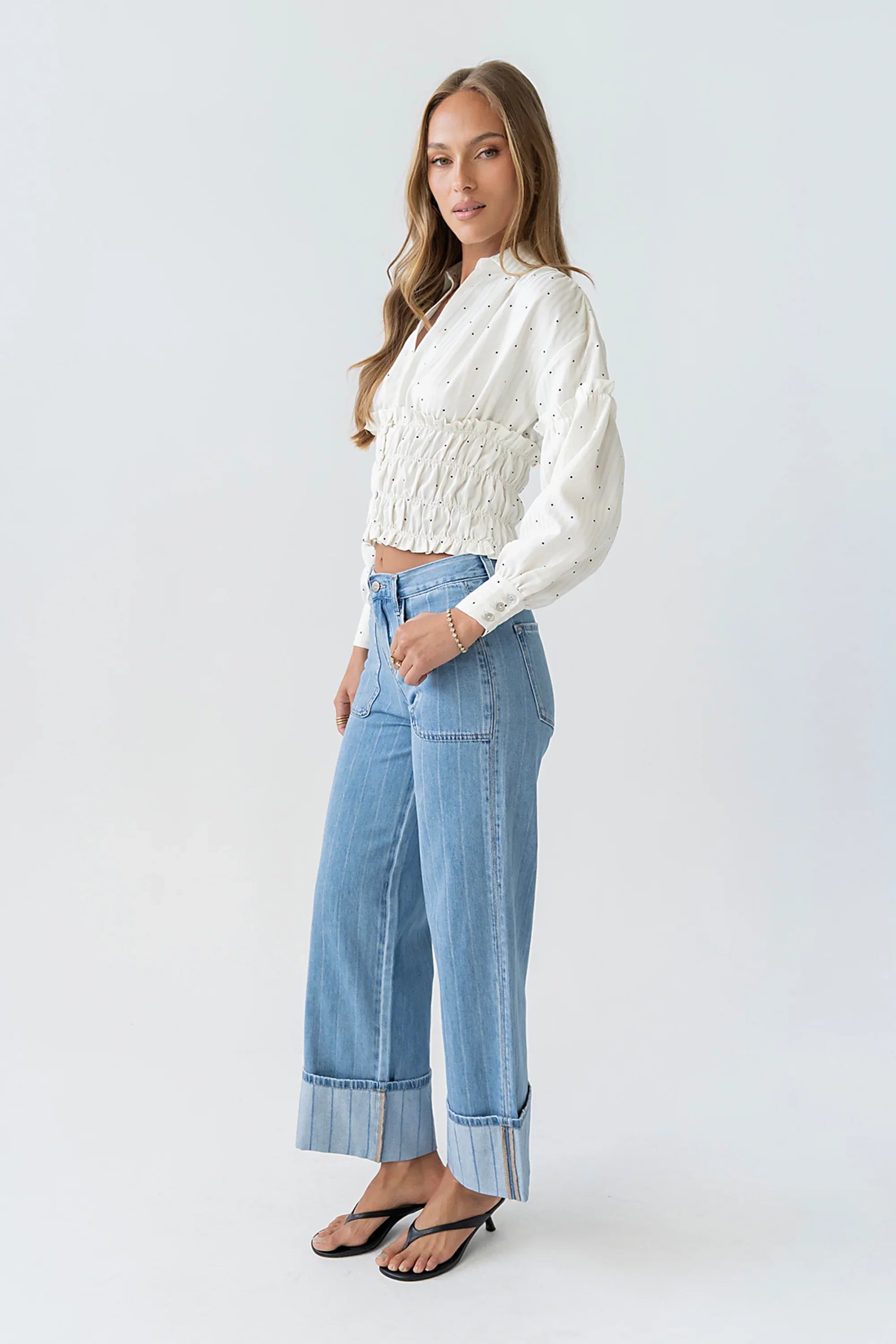 Marta Polka Dot Blouse