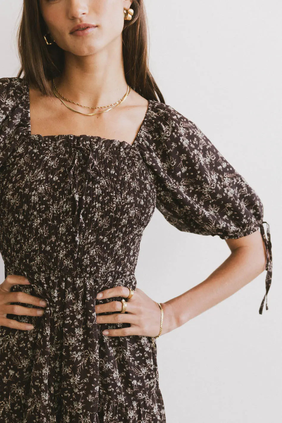 Juna Floral Midi Dress FINAL SALE