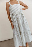 Caroline Striped Midi Dress FINAL SALE