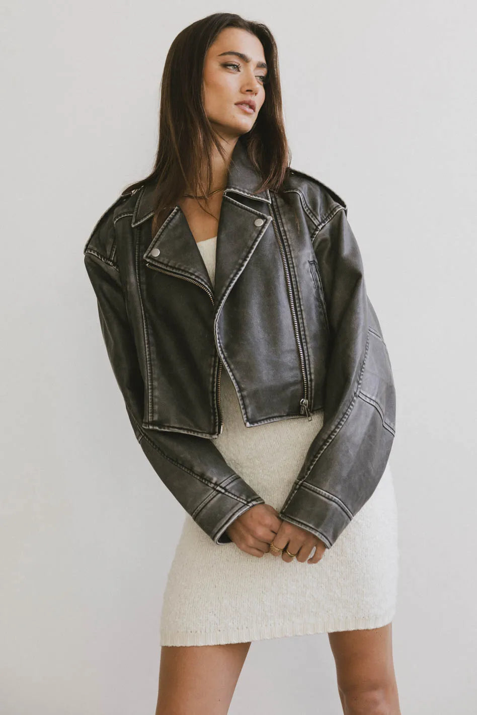 Leif Vegan Moto Jacket FINAL SALE