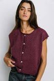 Paige Knit Sweater in Burgundy FINAL SALE