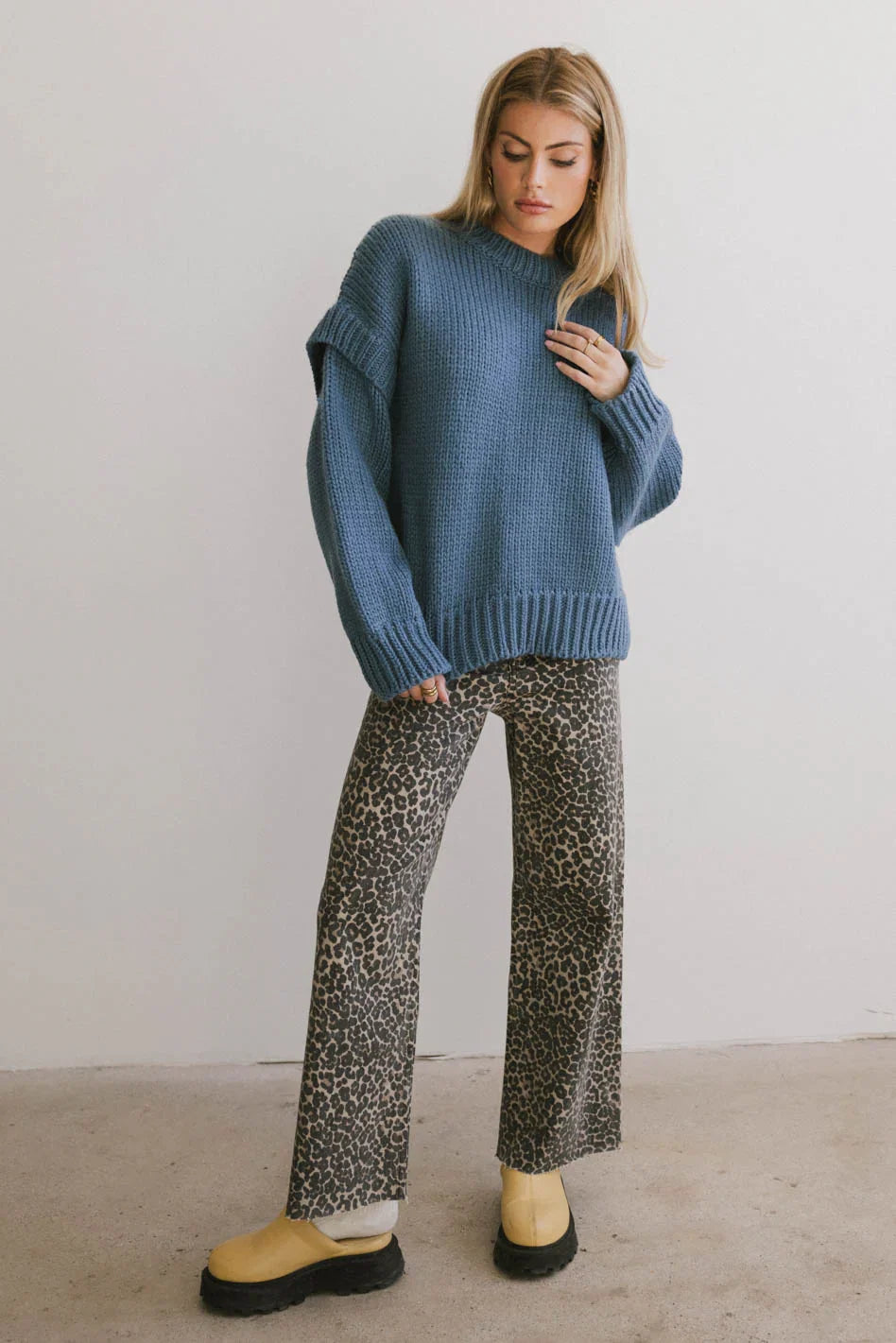 Kortnee Leopard Print Jeans FINAL SALE