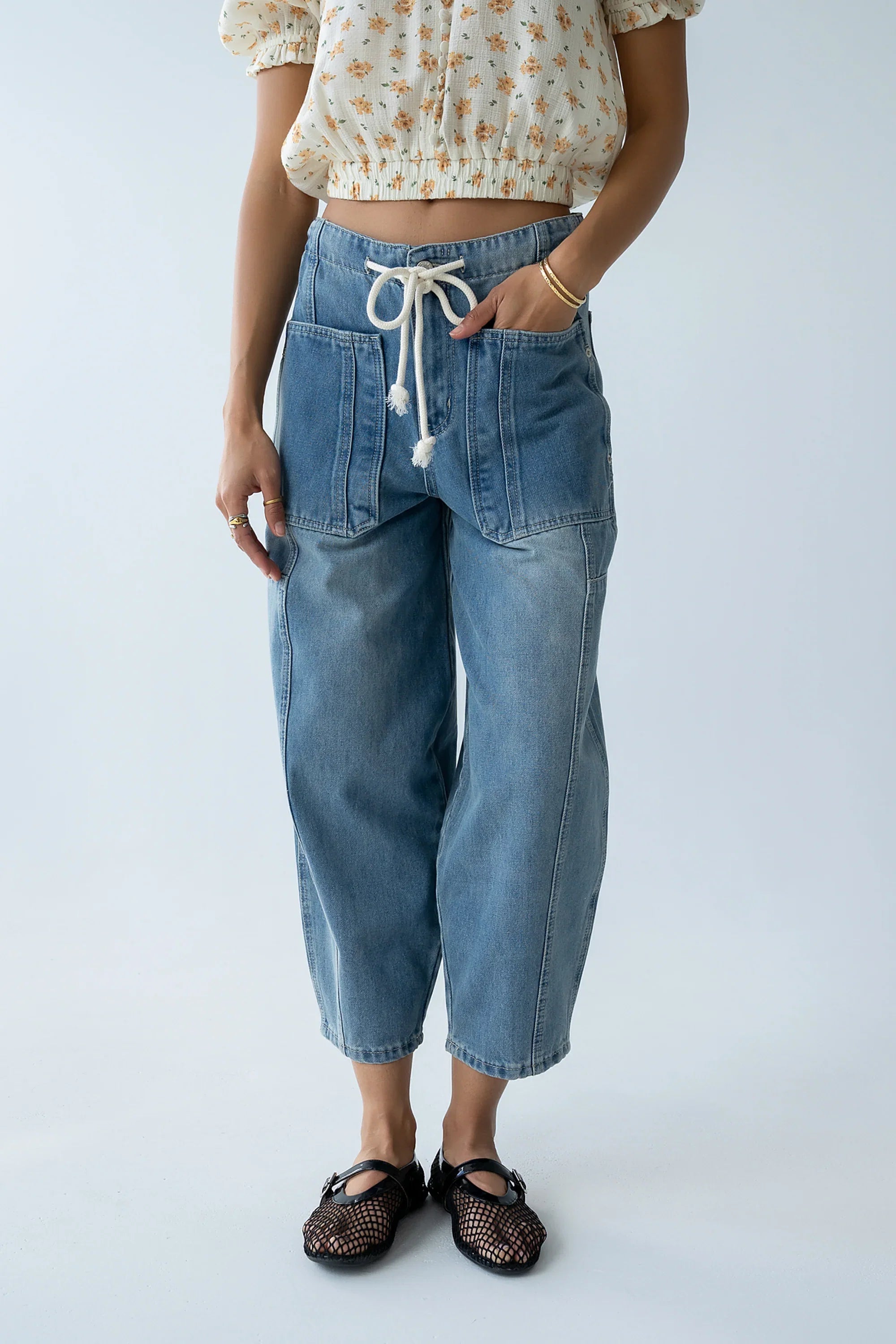 Hannah Barrel Jeans