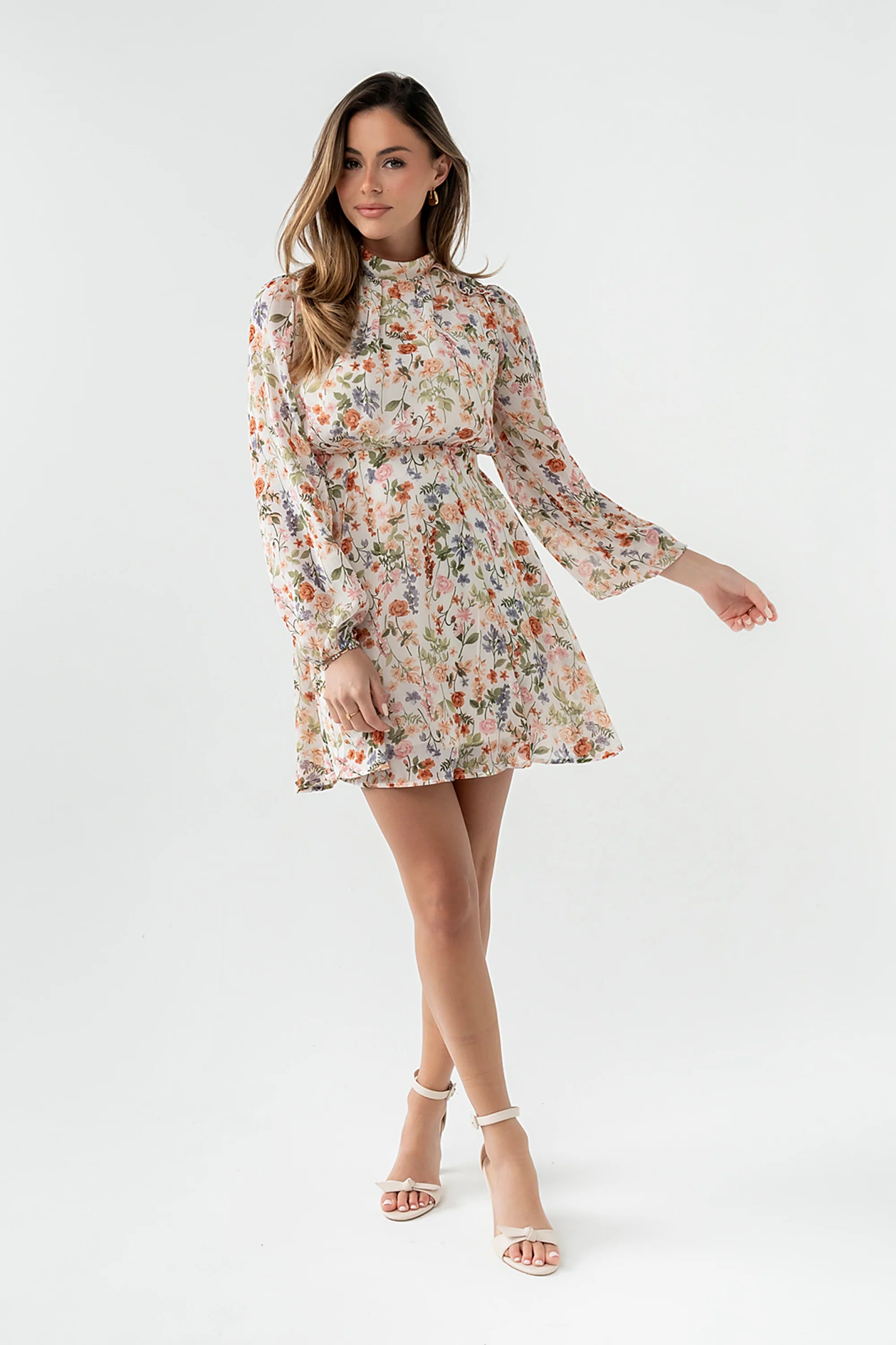 Harlie Chiffon Mini Dress