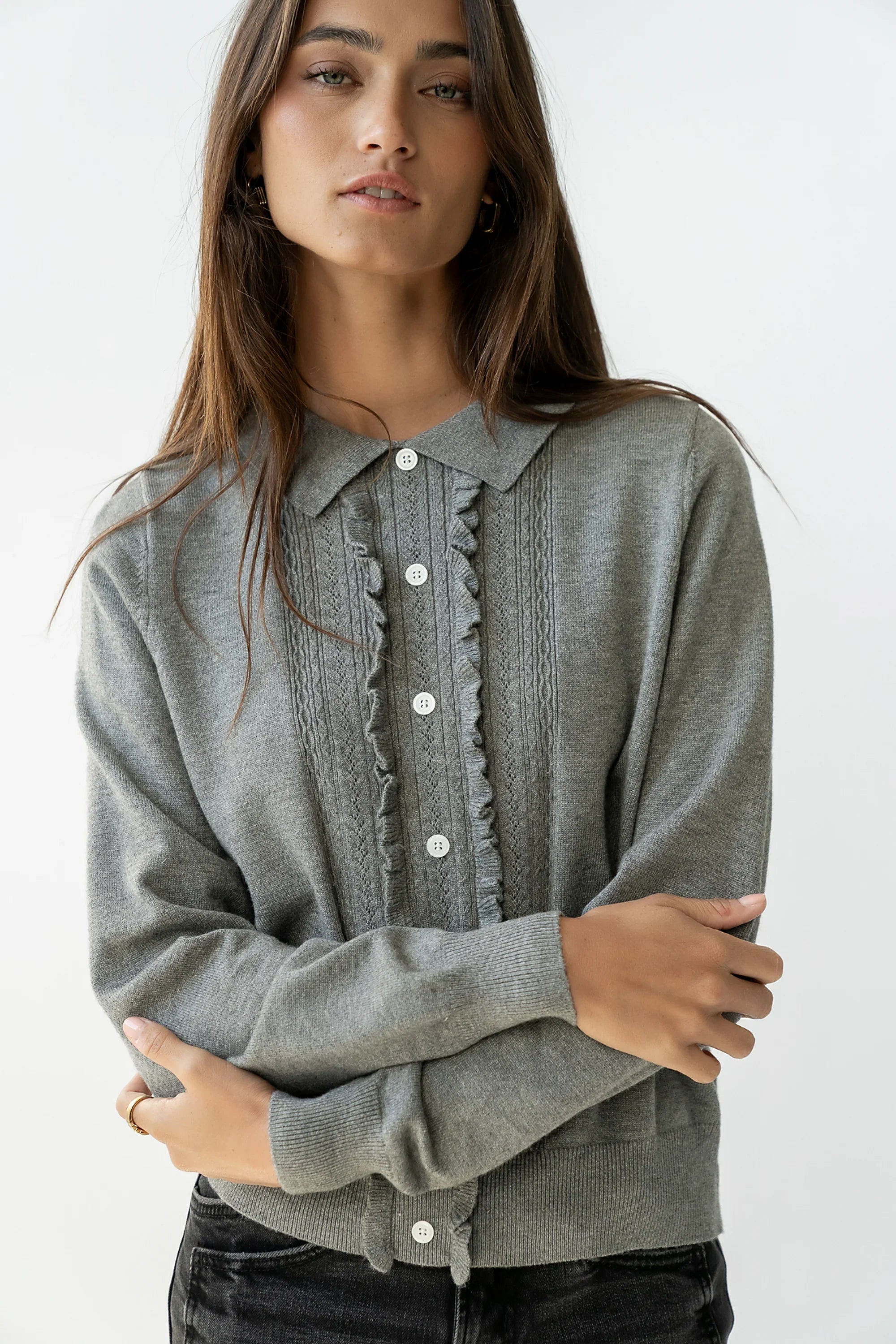 Isla Collared Sweater FINAL SALE