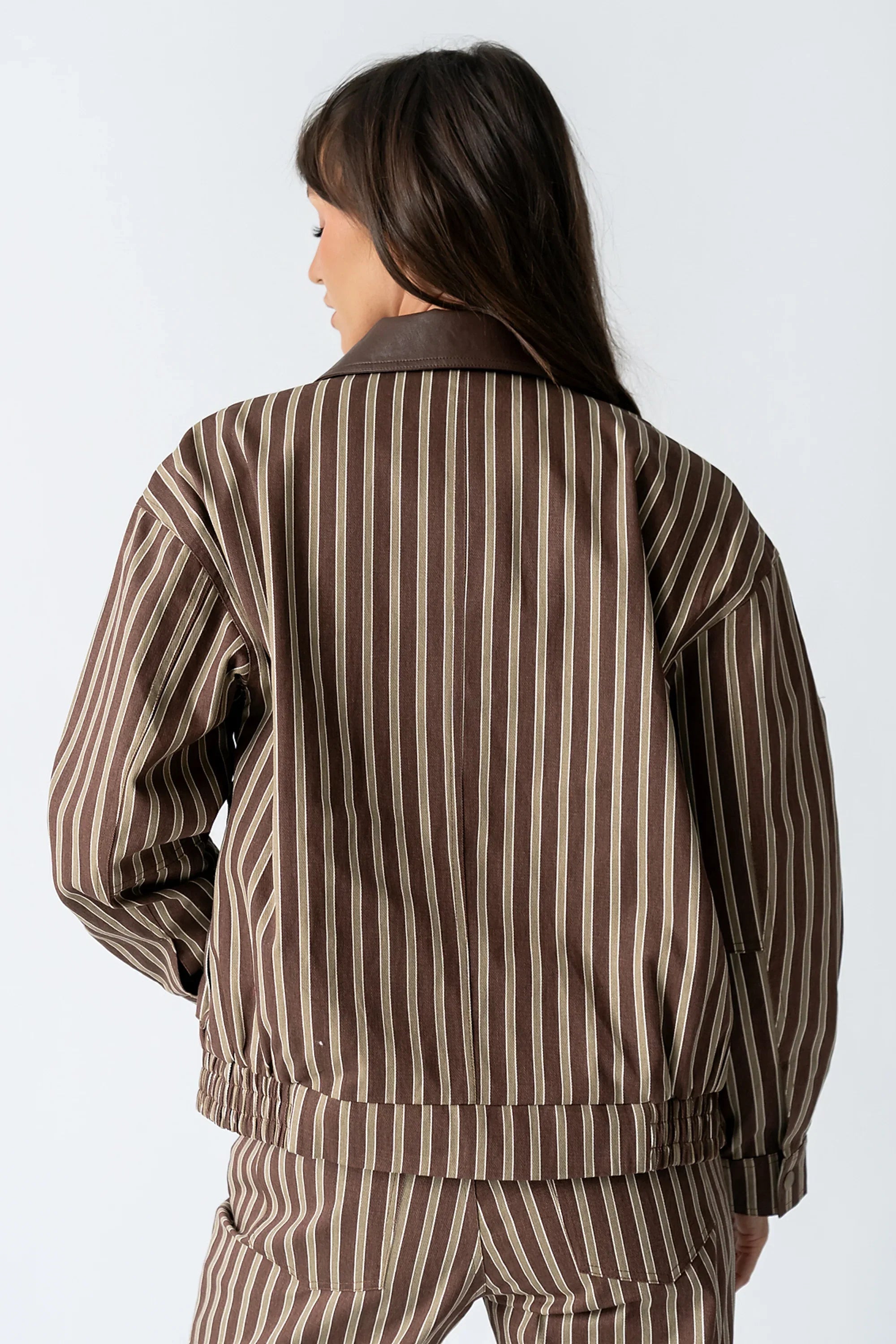 Carla Striped Utility Jacket FINAL SALE