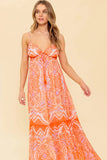 CABANA DAYDREAMS MAXI DRESS CORAL