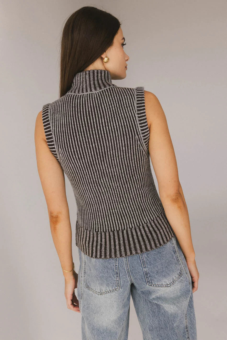 Monroe Zip Up in Grey FINAL SALE