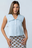 Shayla Denim Blouse