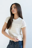 Marko Lace Top in Cream