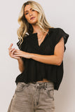 Leia Blouse in Black FINAL SALE
