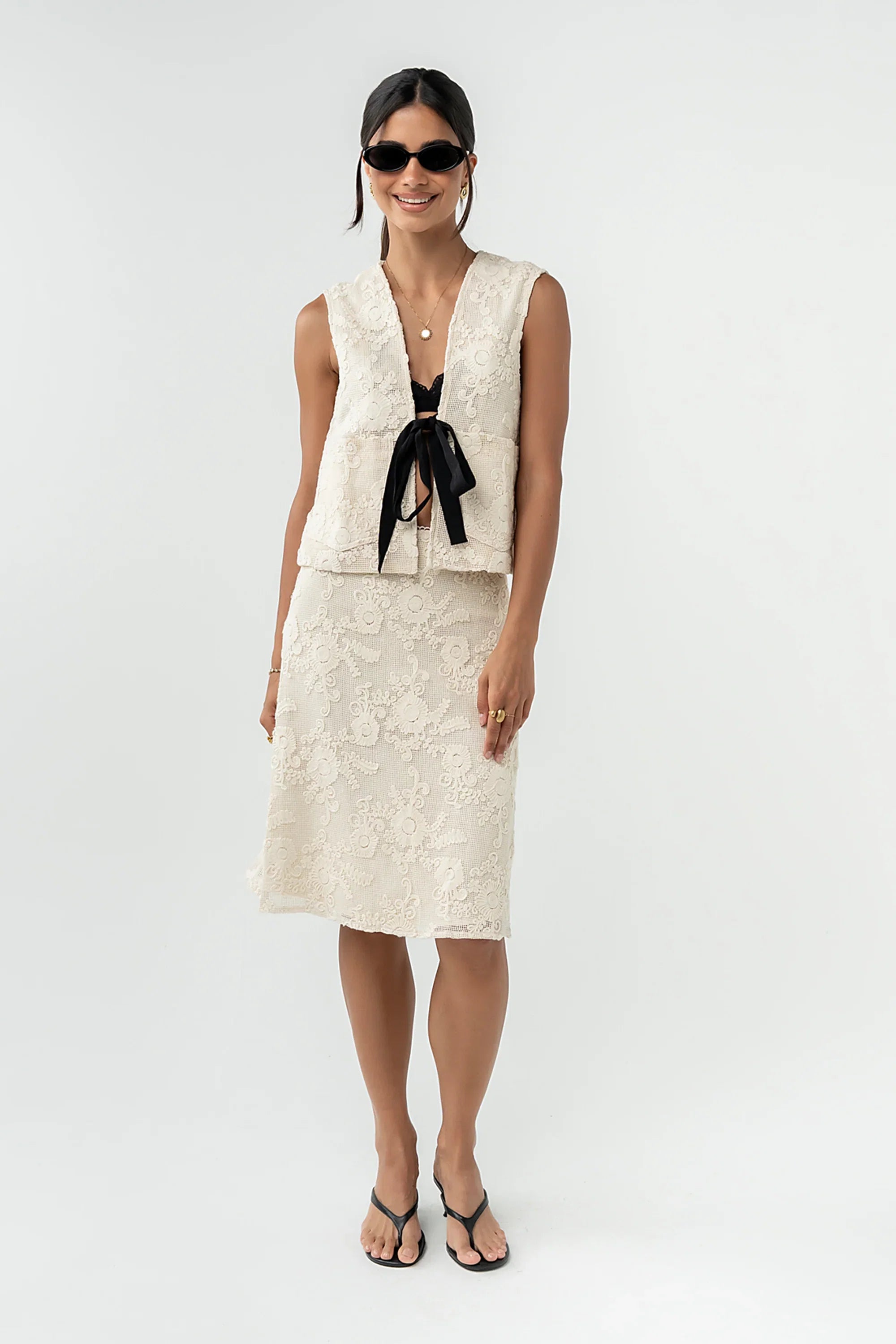 Justin Crochet Vest