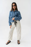 PREORDER Priya Polka Dot Barrel Jeans