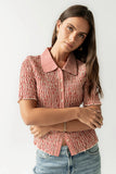 Connie Gingham Blouse in Red FINAL SALE