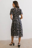 Sofia Midi Dress in Black FINAL SALE