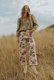 Iris Floral Wide Leg Pants FINAL SALE