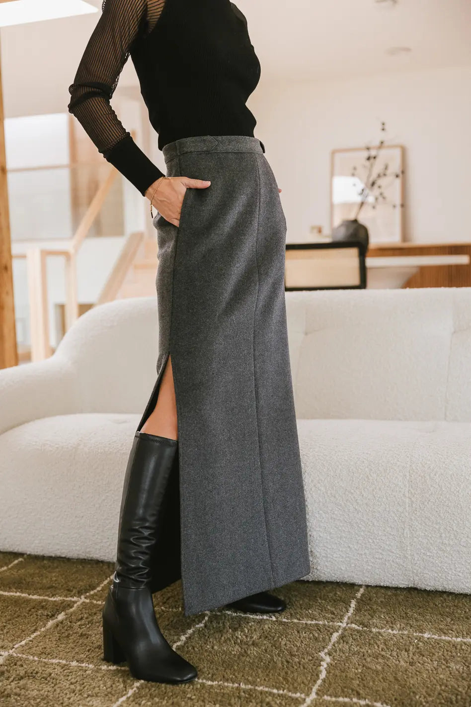 Francis Wool Blend Skirt FINAL SALE