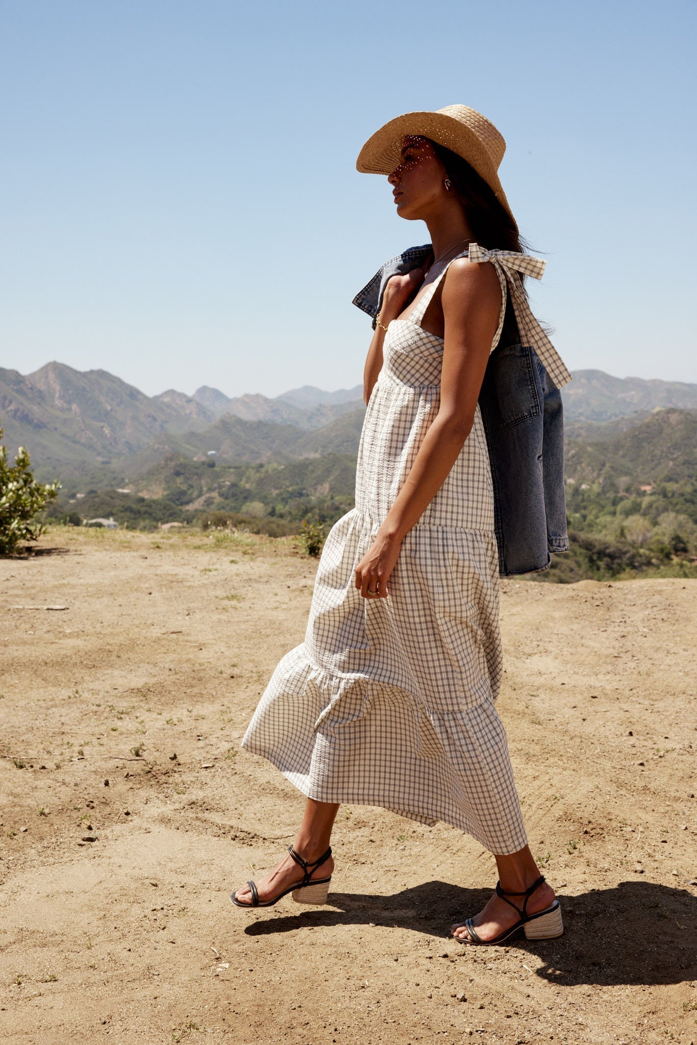 Cade Gingham Maxi Dress FINAL SALE