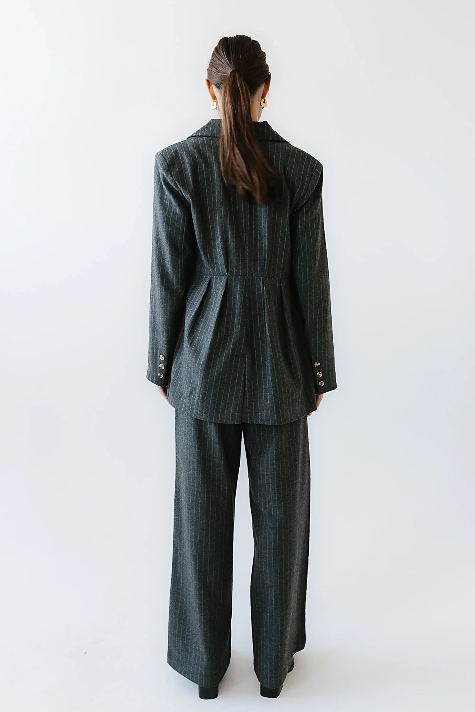 Joey Pinstripe Blazer