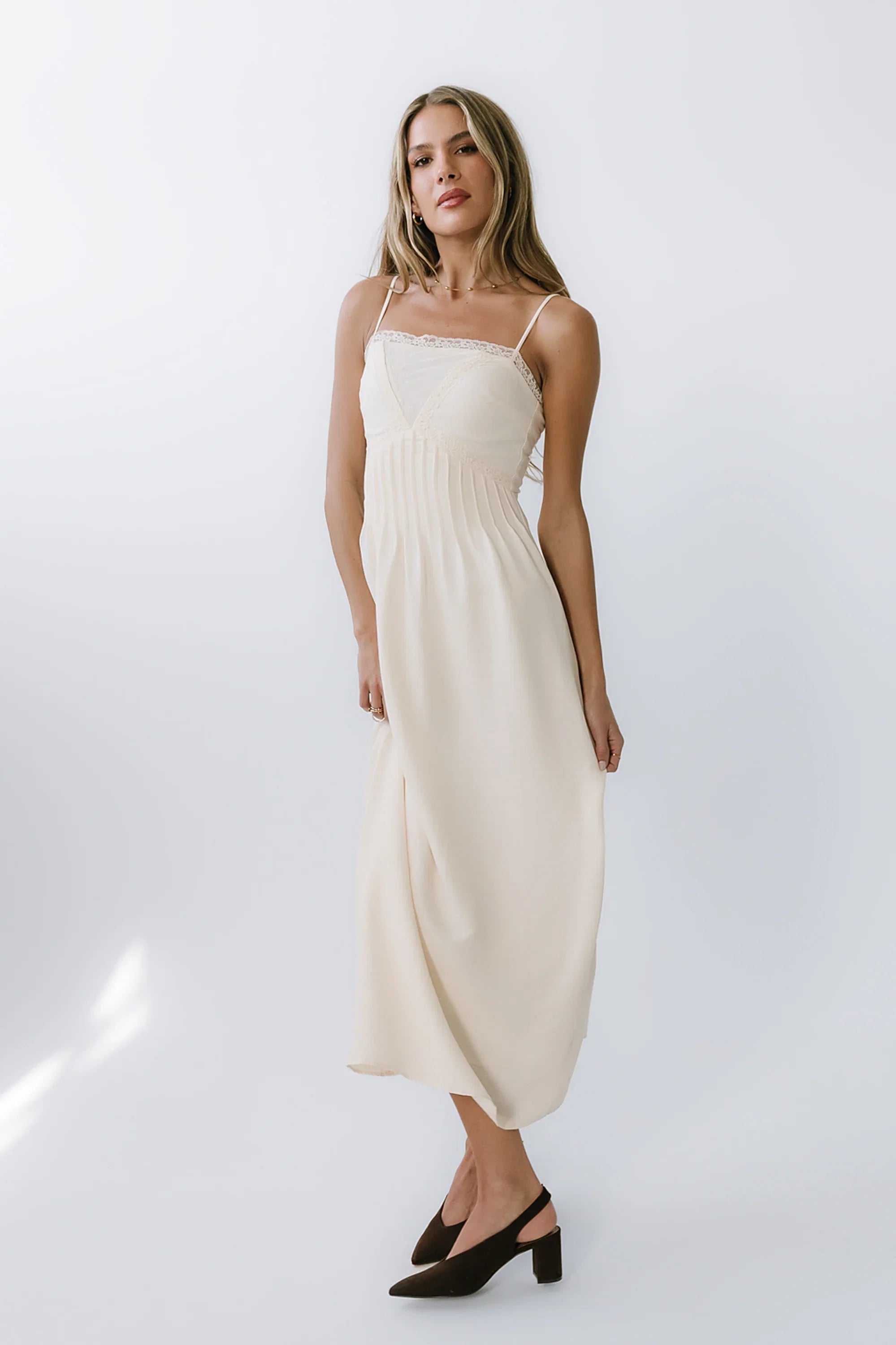 Kera Pleated Maxi Dress FINAL SALE