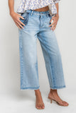 Corina Cropped Wide Leg Jeans