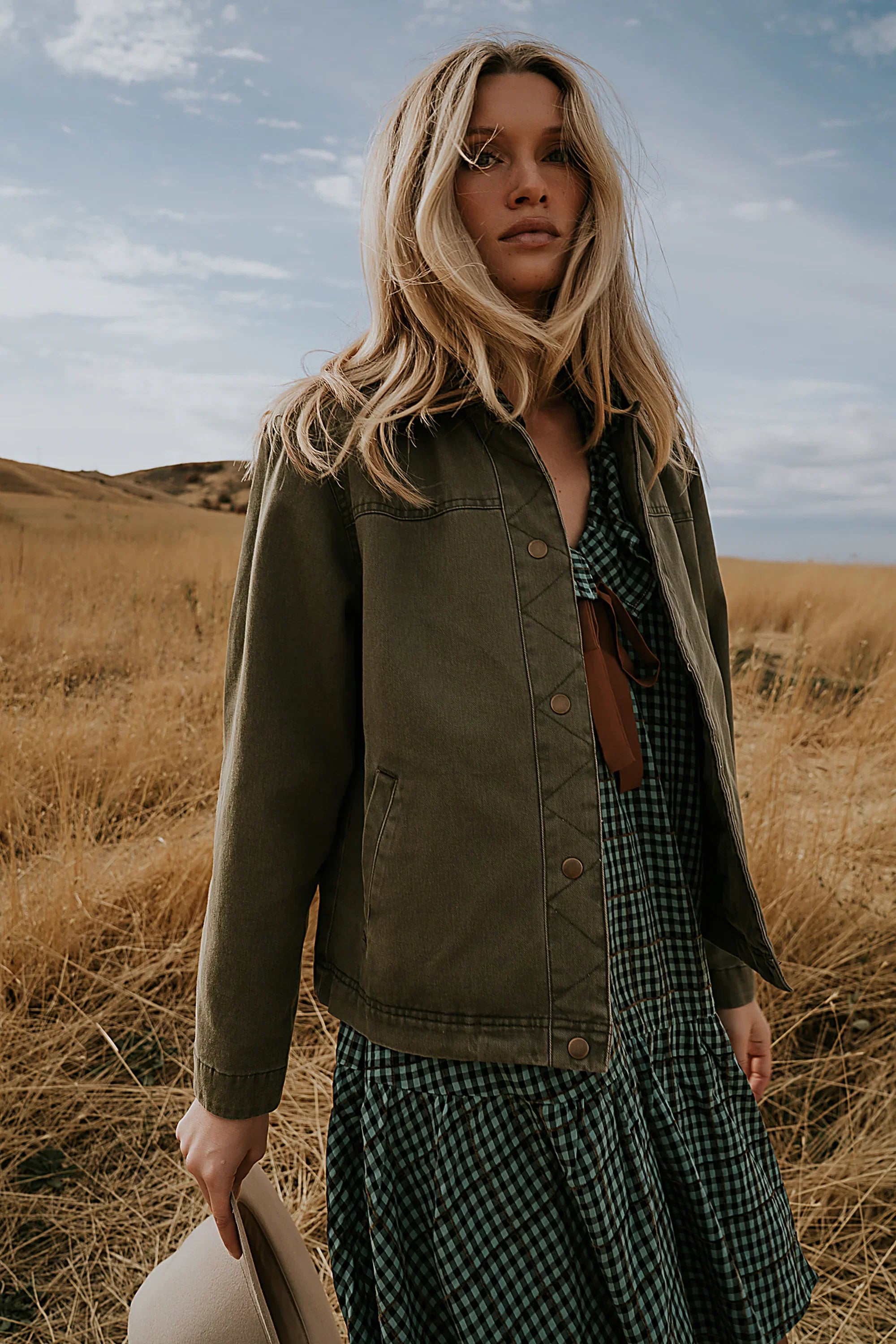 Roman Chore Jacket in Olive FINAL SALE