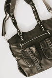 Lennox Studded Faux Leather Tote FINAL SALE