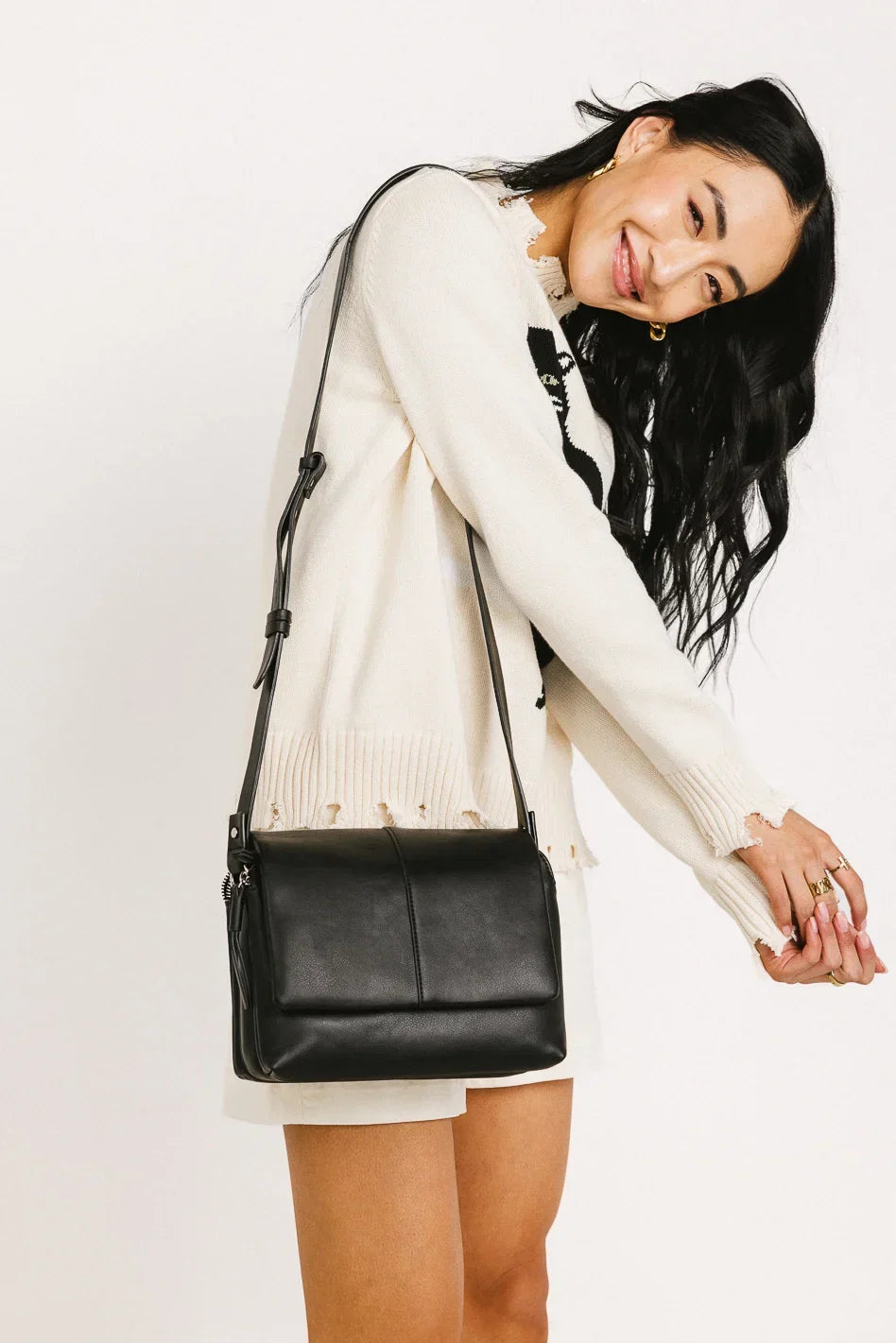 Larkin Crossbody Bag in Black