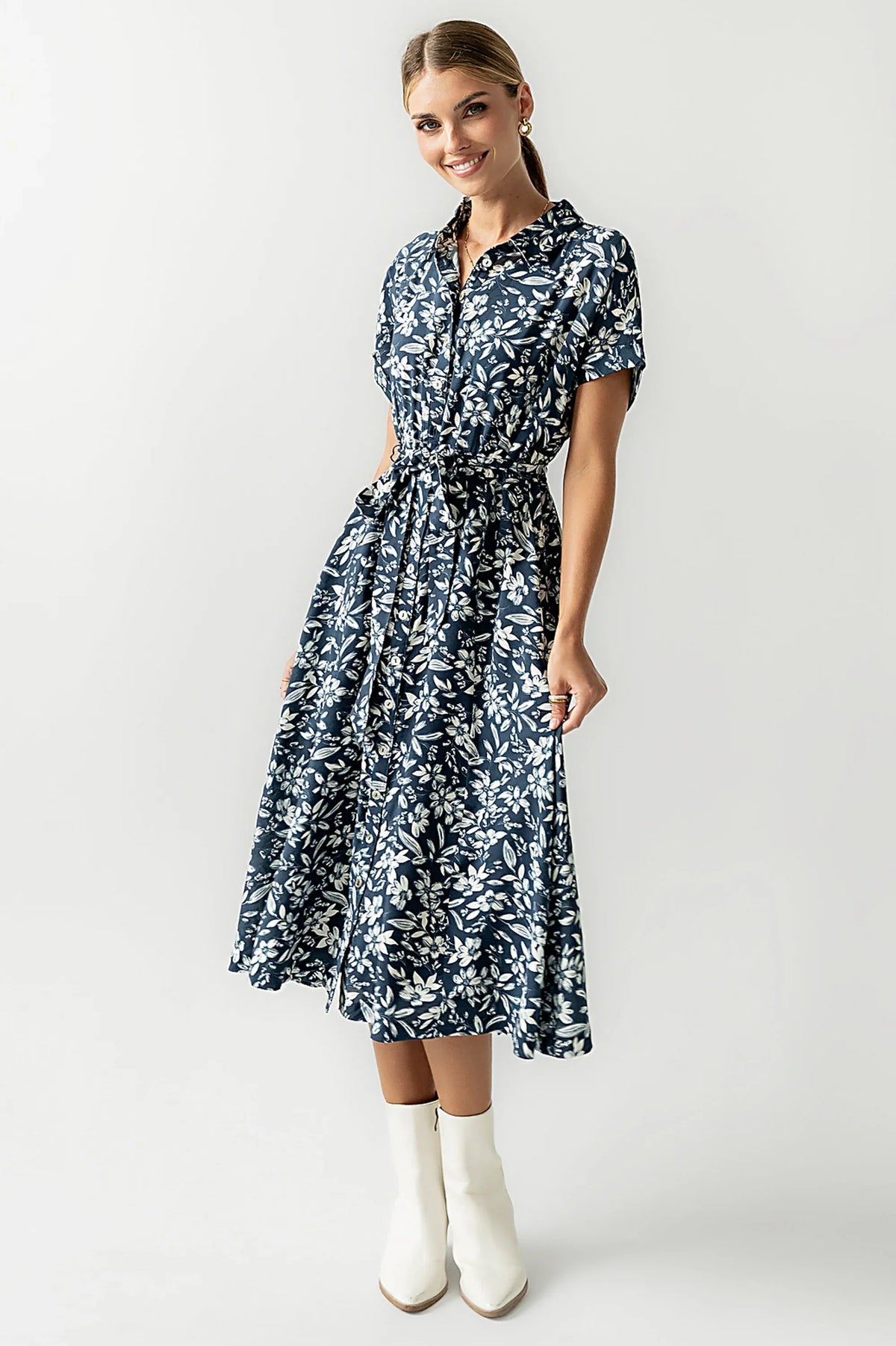 Zeke Floral Midi Dress