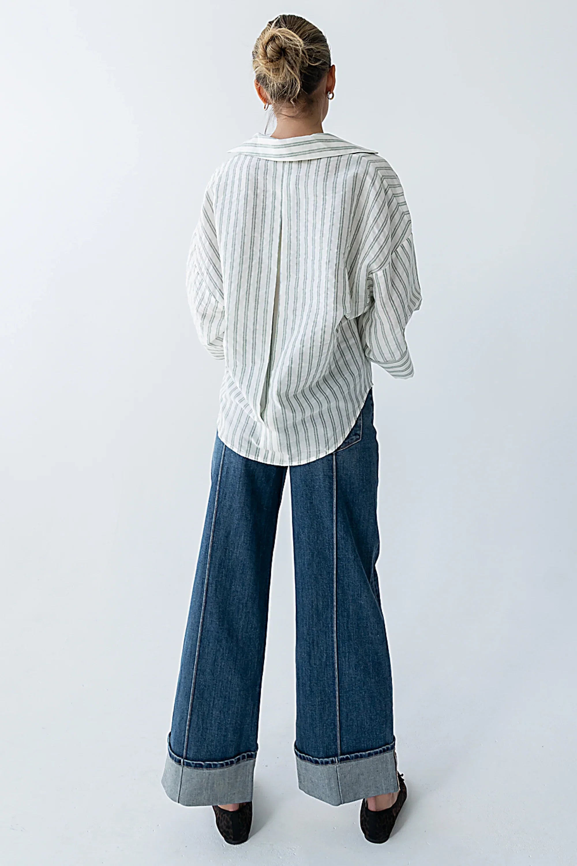 Ollie Striped Button Up