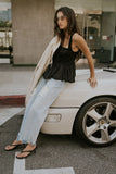 Marvin Crochet Wide Leg Jeans