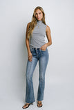 Eliza Studded Flare Jeans
