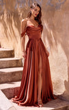 BELINDA GOWN A LINE DRESS WITH CORSET BACK