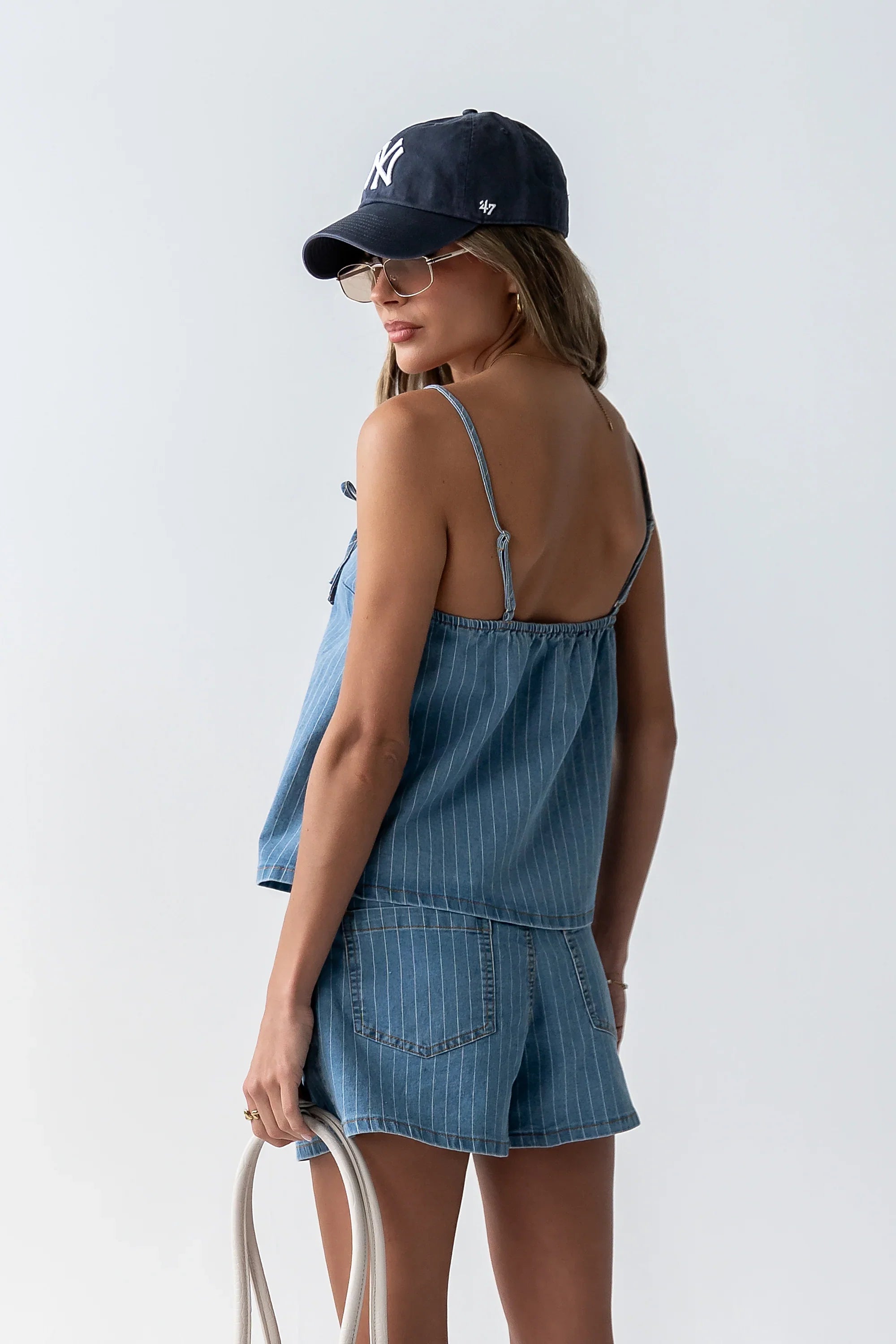 Marline Pinstripe Shorts