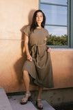 Saxton Maxi Dress in Olive FINAL SALE